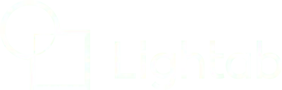 Lightab_Logotyp2_vit
